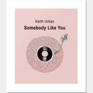 SOMEBODY LIKE YOU LYRICS ILLUSTRATIONS Posters and Art